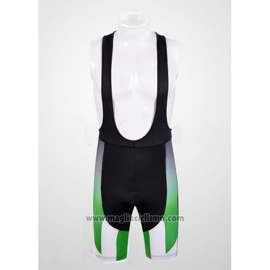 2012 Abbigliamento Ciclismo Cannondale Nero e Verde Manica Corta e Salopette